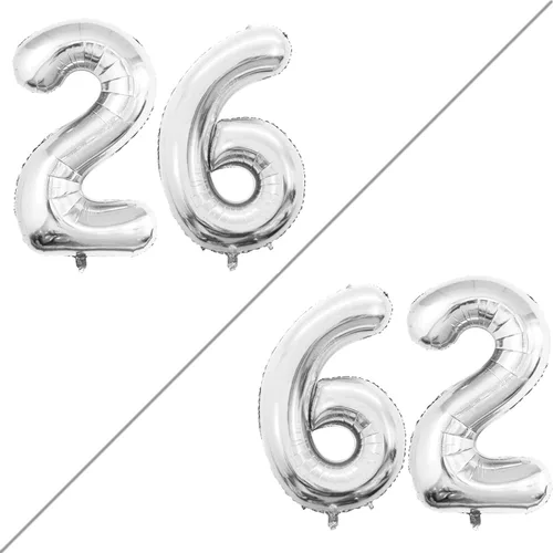 Miniatura 28 de Goer, conjunto de globos de papel aluminio para decoraciones de cumpleaños, globos de las letras de feliz cumpleaños y de números Oro