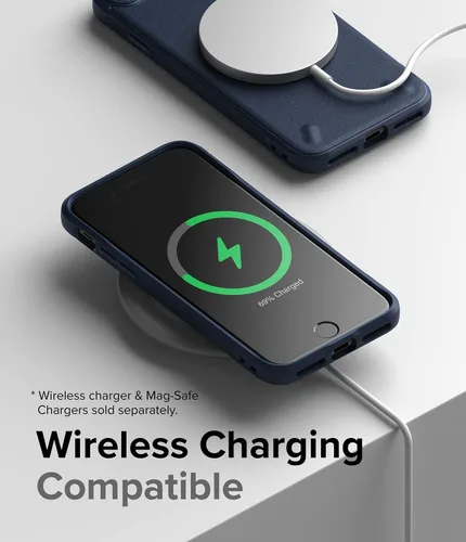 Miniatura 7 de Ringke Onyx - Funda protectora compatible con iPhone SE 5G (3ª generación, 2022), resistente, duradera, a prueba de golpes, de poliuretano marino