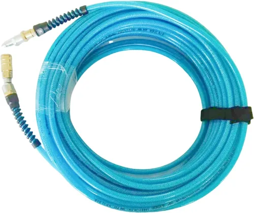Miniatura 2 de Zeluga Z-Flex - Intercambio industrial con acoplador de bola y enchufe de seguridad de aire, manguera de aire de poliuretano reforzado 300 PSI