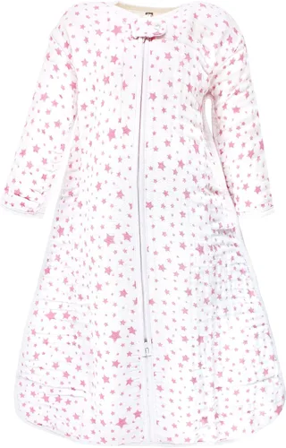 Miniatura 9 de Hudson Baby Saco de dormir unisex de muselina de manga larga para bebé, manta portátil, saco de dormir color fantasía (Modern Safari)