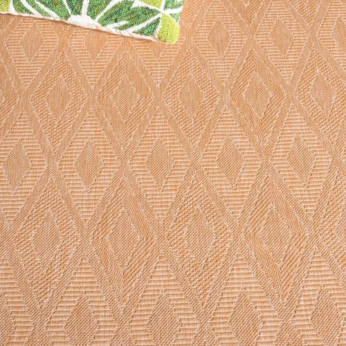 Miniatura 6 de SAFAVIEH Alfombra lavable para exteriores, colección Patio de 2.3 x 18 pies, natural y natural, no desprende pelusa y fácil de limpiar, ideal