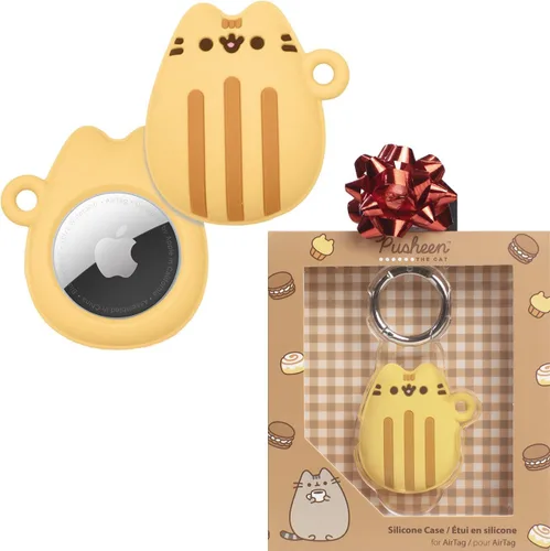 Miniatura 8 de iFace x Pusheen Café Series Funda protectora de silicona [compatible con Apple AirTag] [Bonita funda de personajes]