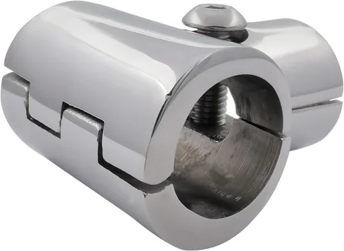 Miniatura 5 de 316SS - Barandilla de mano para barco resistente, pulido de 90 grados T/T con bisagra/montaje dividido para tubo o tubo de 7/8 pulgadas