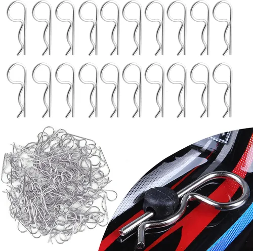 100 clips universales para cuerpo a control remoto para todos los modelos a escala 1/10 1/12 Traxxas Redcat Axial SCX10 Losi HPI Himoto HSP Exceed