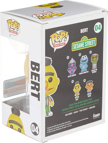 Miniatura 4 de POP ASIA sésamo Street Ernie & bert Funko Flocked exclusive RARE 2015