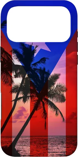 Miniatura 21 de iPhone 11 Tropical Ocean Vibes Bandera de Puerto Rico - Funda del Orgullo Puertorriqueño