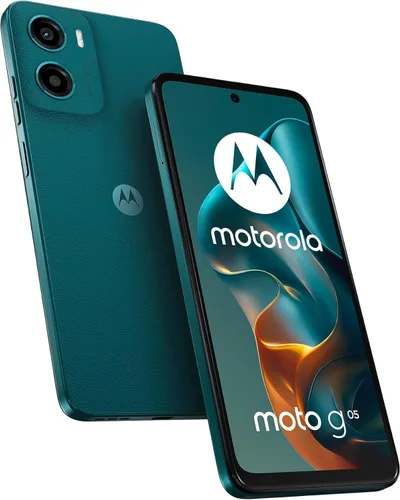Motorola Moto G05 XT2523-2 Dual-SIM 128 GB + 4 GB RAM (solo GSM | Sin CDMA) Smartphone 4G/LTE desbloqueado de fábrica GSM (para T-Mobile, Metro,
