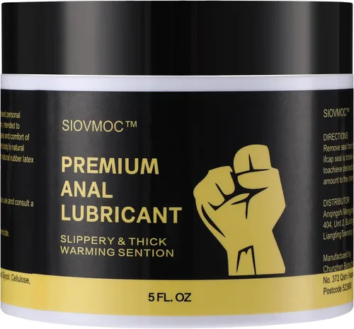 Lubricante para sexo anal, gel de fisting premium a base de agua para mayor comodidad y experiencia suave, lubricante sexual duradero para la puerta