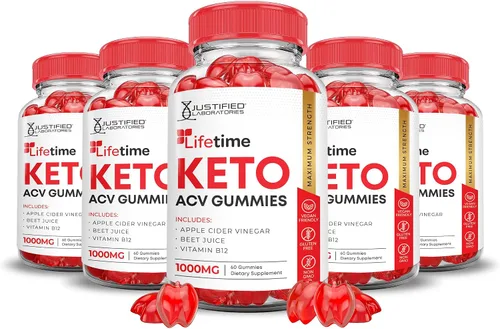 Miniatura 8 de Paquete de 2 gomitas Keto ACV de fórmula avanzada de 1000 mg de por vida, gomitas Keto de por vida, vinagre de sidra de manzana formulado con jugo