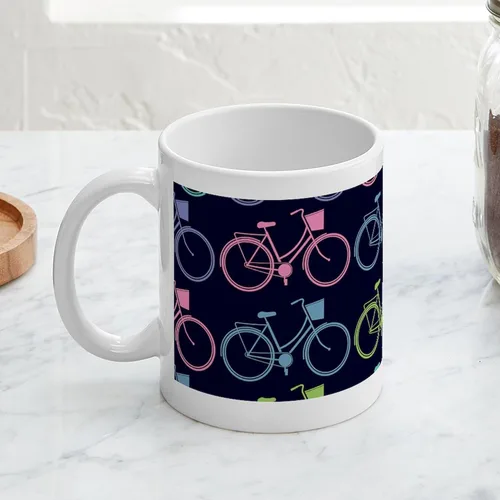 Miniatura 5 de CafePress Bicycle Bike Riding 11 Oz Ceramic Mug 11 oz (325 ml) Ceramic Coffee Mug