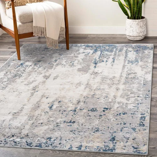 Miniatura 4 de LUXE WEAVERS Florance Collection 86572 - Alfombra moderna azul de 5 x 7