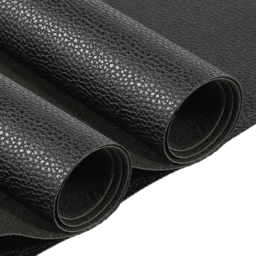 Miniatura 10 de Butarfe Hoja de piel sintética de 2 yardas, 54 x 72 pulgadas, vinilo para tapicería de 1.0mm de grosor, piel sintética suave de PU, beige, Lichee