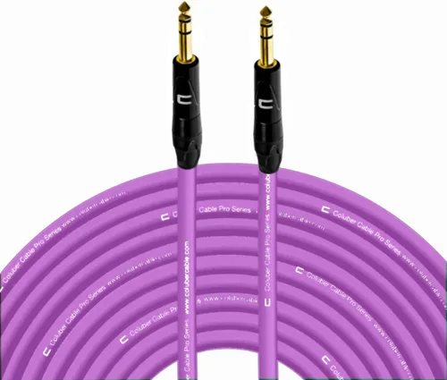 Miniatura 10 de Cable TRS de 1/4 pulgadas, 1/4 pulgadas TRS a 1/4 pulgadas (6.35mm) estéreo balanceado, de conector macho a conector macho para altavoces
