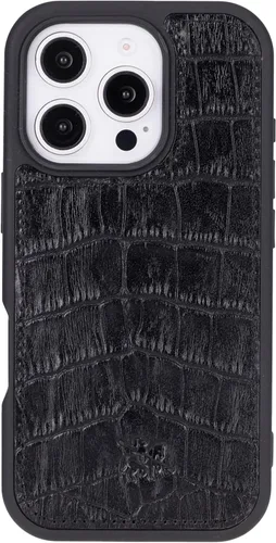 Miniatura 162 de Venito Lucca - Funda de piel compatible con Samsung Galaxy Note 10 (6,3 pulgadas), extra segura, con cubierta trasera acolchada, cocodrilo negro