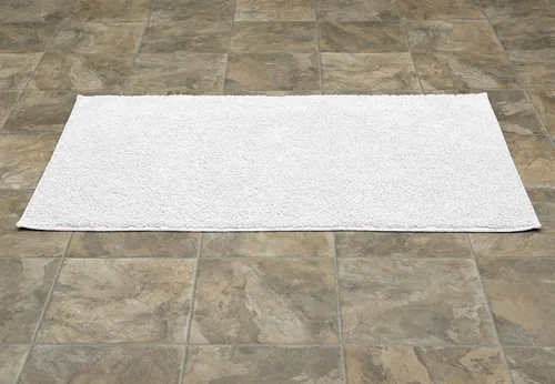 Miniatura 8 de Garland Rug Queen Cotton Sea Foam de 22 x 60 pulgadas ultra suave, afelpada, altamente absorbente, lavable a máquina, toalla de suelo para ducha