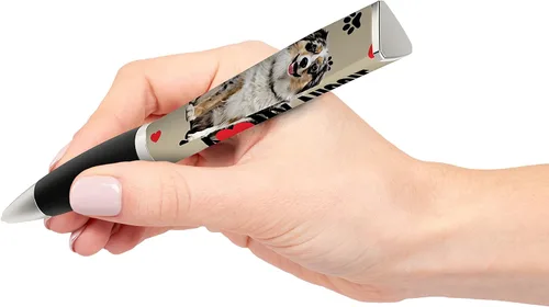 Miniatura 3 de ANINKABOVE I Love my Aussie Dog - Bolígrafo de punta media, tinta negra, escritura suave, recargable, el mejor regalo para todas las ocasiones