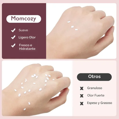 Miniatura 4 de Momcozy Crema para pezones segura para la lactancia, ingredientes a base de plantas, bálsamo para pezones sin lanolina, crema calmante, esenciales