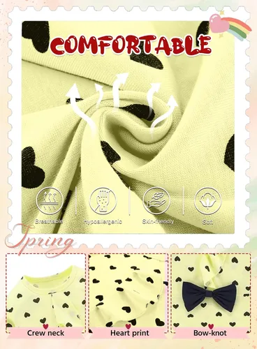 Miniatura 3 de Adorable ropa para bebé, 2 piezas para niña