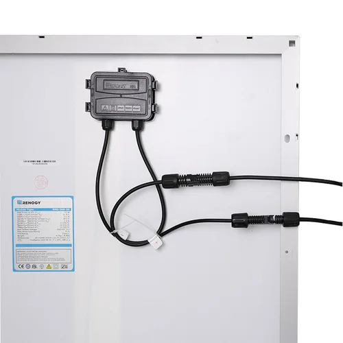 Miniatura 3 de Renogy Cable de extensión de panel solar con adaptador de cable impermeable de conector hembra y macho, 1.5 pies 12AWG, 1 pieza, negro