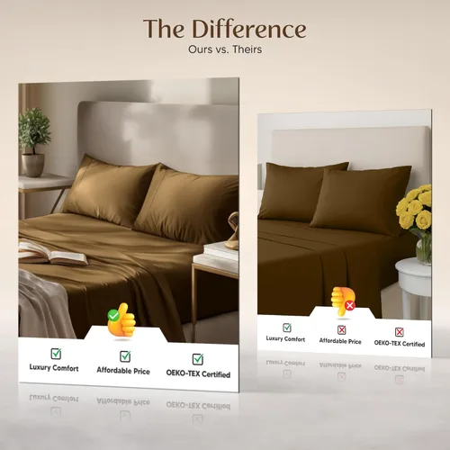 Miniatura 349 de Utopia Bedding Juego de sábanas Queen – Sábanas de 4 piezas para cama tamaño Queen, microfibra suave y transpirable, incluye 1 sábana bajera, 1 Gris