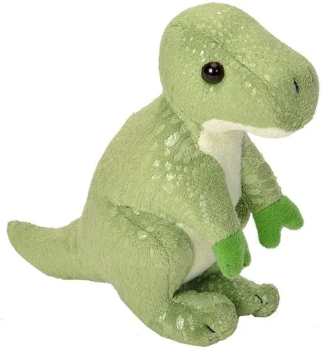 Miniatura 7 de Wild Republic Pocketkins Eco T.Rex, animal de peluche, 5 pulgadas, hecho de materiales reciclados, respetuoso con el medio ambiente
