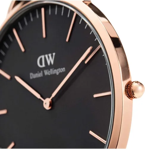 Miniatura 3 de Daniel Wellington Reloj clásico de tela de oro rosa (poliéster)