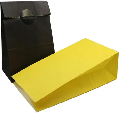 Miniatura 6 de MORANTI Bolsas de regalo pequeñas marrones de 5.1 x 3.1 x 9.4 pulgadas para actividades navideñas, cumpleaños, boda, fiesta (marrón, 24 unidades)