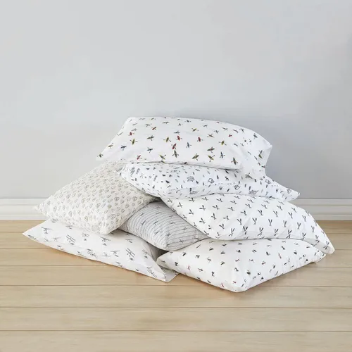 Miniatura 9 de Eddie Bauer - Sábanas tamaño King, juego de ropa de cama de percal de algodón, decoración del hogar crujiente y fresca (Methow Plaid Blue, King)