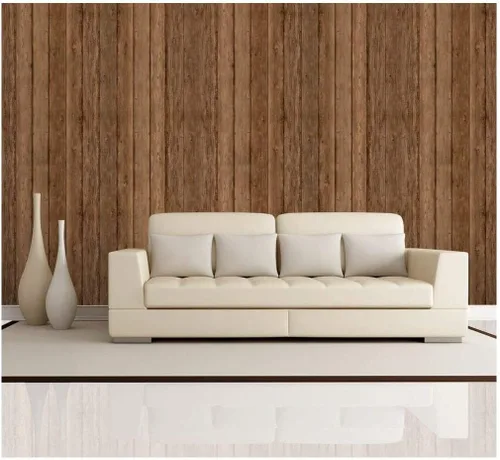 Miniatura 13 de wall26 - Patrón de paneles texturizados de madera vertical retro crema - Mural de pared, papel tapiz extraíble, decoración del hogar - 100x144 Crema