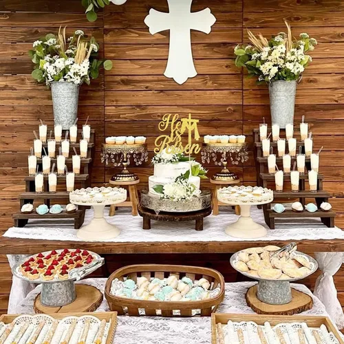 Miniatura 4 de 1 pieza de decoración de pastel con purpurina de Jesús para pastel de Pascua, decoración religiosa para pastel de Pascua para fiesta temática
