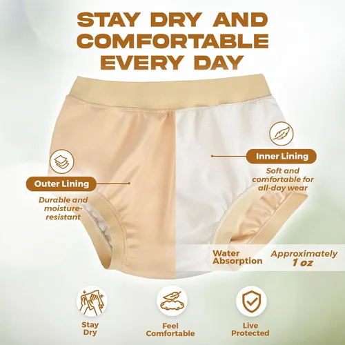 Miniatura 4 de Cubierta de pañales para adultos, impermeable, reutilizable, para incontinencia, pantalones de plástico para incontinencia, cintura alta, a prueba