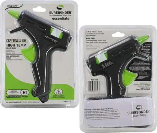 Miniatura 3 de Surebonder GM-160 Pistola compacta de pegamento caliente de alta temperatura de tamaño mini - Ideal para manualidades - Negro