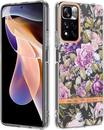 Miniatura 50 de Funda compatible con Redmi Note 11 4G, compatible con Xiaomi Redmi Note 11S 4G (no 5G) para teléfono móvil TPU funda FH