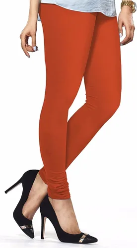Miniatura 8 de ladyline Leggings Churidar elásticos de algodón para mujer Extra largos de longitud completa de cintura alta Talla regular y grande Pantalones