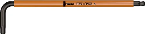 Miniatura 16 de Wera 05022534001 950/7 Imán Hex-Plus multicolor 1 juego de llaves en L, métrico, BlackLaser, 7 piezas