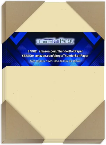 Miniatura 13 de 200 hojas Earthy de balsa Fibra 80 # Cover Paper – 3" x 5" (3 x 5 inches) photo card frame Tamaño Tarjeta de – 80 Lb/libra Peso – Papel Grueso