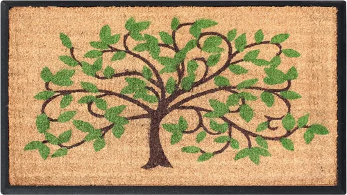 Miniatura 82 de A1HC Tapete para Puerta de Fibra de Coco Natural y Caucho, 30"x48" – Grueso, Duradero, Resistente, Anti-Desprendimiento, Resistente a