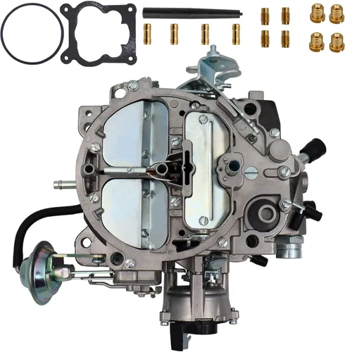 Carburador de 4 barriles para Rochester Quadrajet 1904R 1906R 4MV Carb con estrangulador eléctrico para Chevy 305-350c.i 1980-1989 Motor para