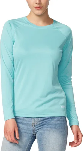 Miniatura 5 de BALEAF Camisas de manga larga para mujer, protección solar UPF50+, secado rápido, senderismo, pesca