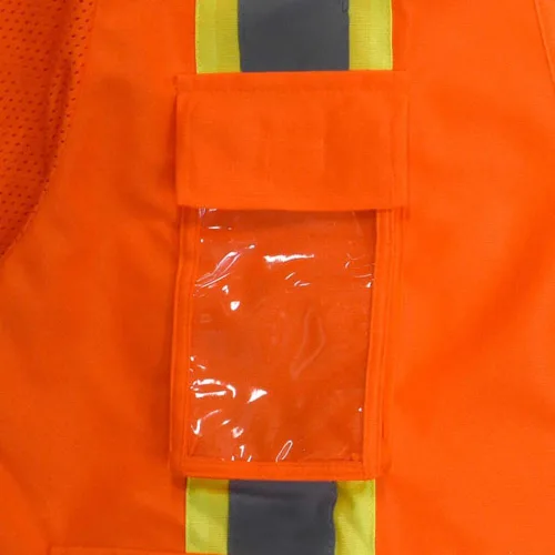 Miniatura 2 de Radians SV63OXL - Chaleco de seguridad de agrimensura de poliéster clase 3 de dos tonos, XL, naranja, talla única