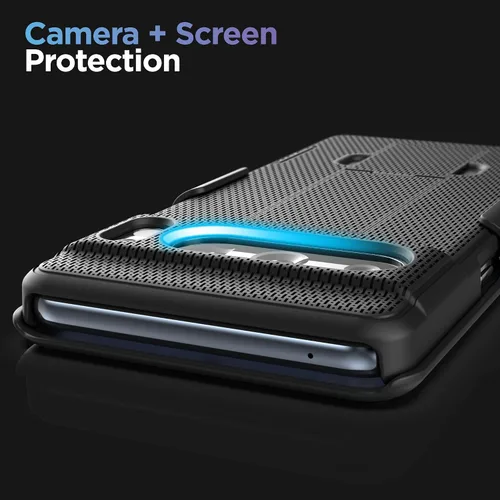 Miniatura 3 de Encased Funda para cinturón compatible con Pixel 8 Pro con clip de funda y soporte (8 Pro)