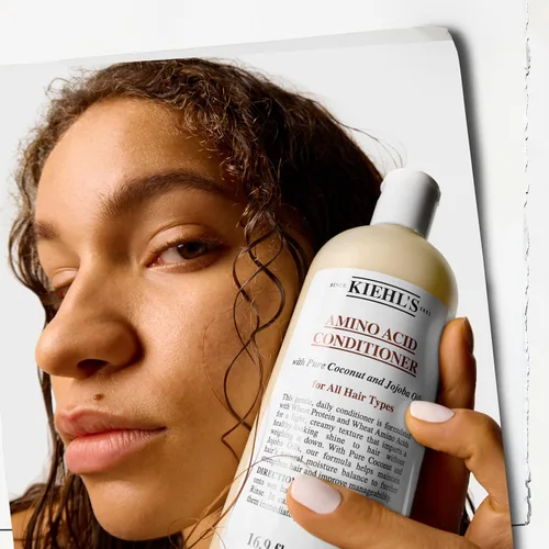 Miniatura 7 de Kiehl's Acondicionador de aminoácidos, tratamiento fortalecedor e hidratante para el cabello, con aminoácidos, jojoba y aceite de coco para mejorar