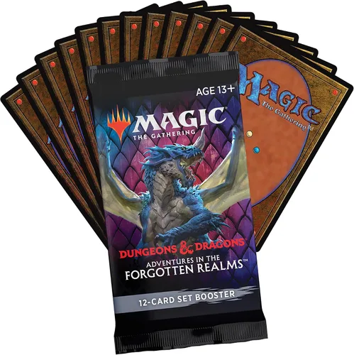 Miniatura 4 de Magic: The Gathering Adventures in The Forgotten Realms Set Booster Box, 30 paquetes, para mayores de 13 años