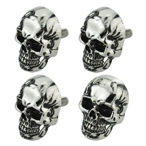 Miniatura 6 de Tornillos para placa de matrícula de calavera para marco de motocicleta, kit de pernos de tornillo de etiqueta de automóvil, apto para vehículos