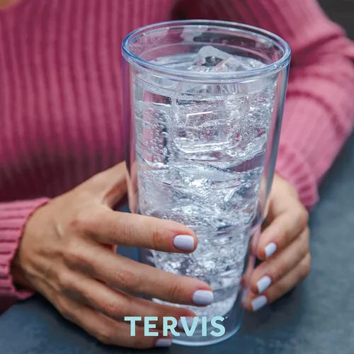 Miniatura 6 de Tervis Vaso aislado de doble pared con estampado de piña en acuarela hecho en Estados Unidos, mantiene las bebidas frías y calientes, 24 onzas