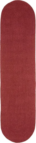 Miniatura 49 de BNM - Alfombra ovalada bohemia para interiores y exteriores con patrón trenzado sólido, perfecta para patio trasero, patio, oficina, sala de estar