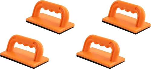 Miniatura 12 de POWERTEC Bloque de empuje para sierra de mesa, 2 unidades, mango ergonómico con almohadilla antideslizante para sierra de mesa, mesa de enrutador