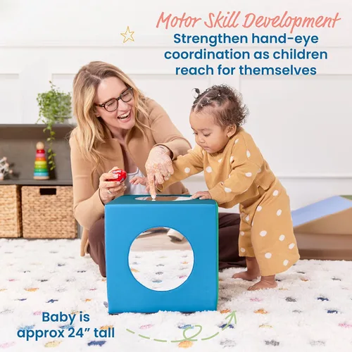 Miniatura 4 de ECR4Kids SoftZone - Cubo de espejo, juguete sensorial, contemporáneo