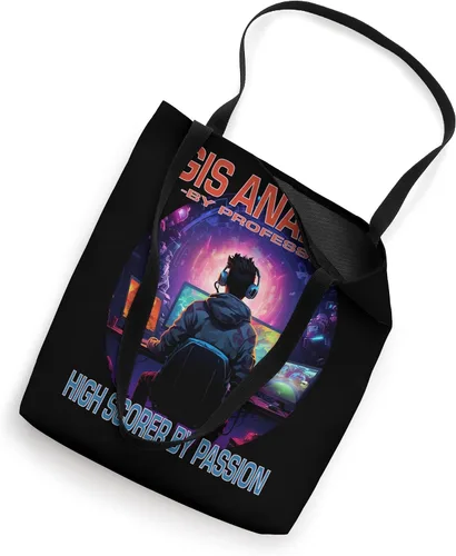 Miniatura 2 de GIS Analyst Funny Gamer - Fun Pun Gaming Tote Bag