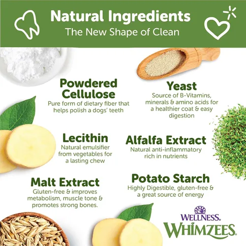 Miniatura 2 de WHIMZEES by Wellness Stix - Masticables dentales naturales para perros, golosinas de larga duración, sin granos, refresca el aliento, raza extra